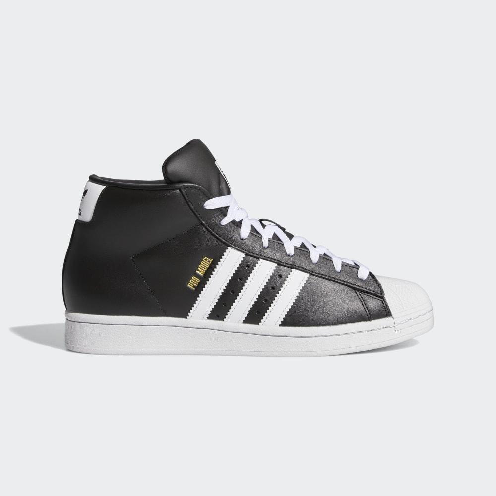 Originals Adidas Pro Model Dama Romania - Negrii/Albi FV4498